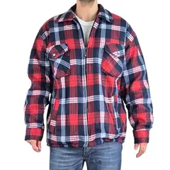 MPROPIA - Chaqueta Hombre Invierno Leñadora A Cuadros Forrada Chiporro A178