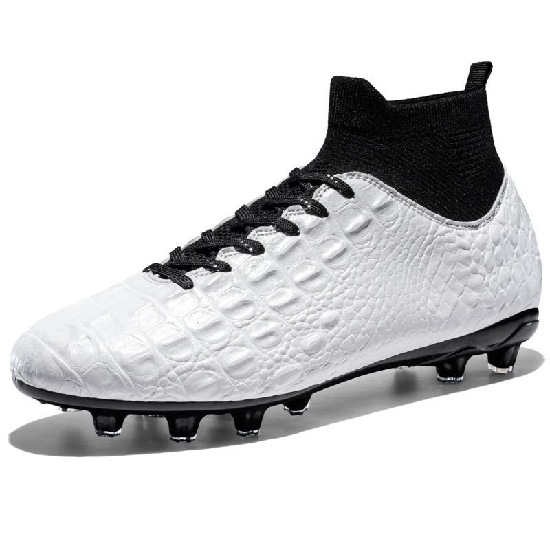 BLWOENS - Zapatilla de fútbol AG para hombres mujers Zapatos - Blanco