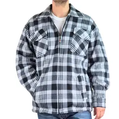 MPROPIA - Chaqueta Hombre Invierno Leñadora A Cuadros Forrada Chiporro A178