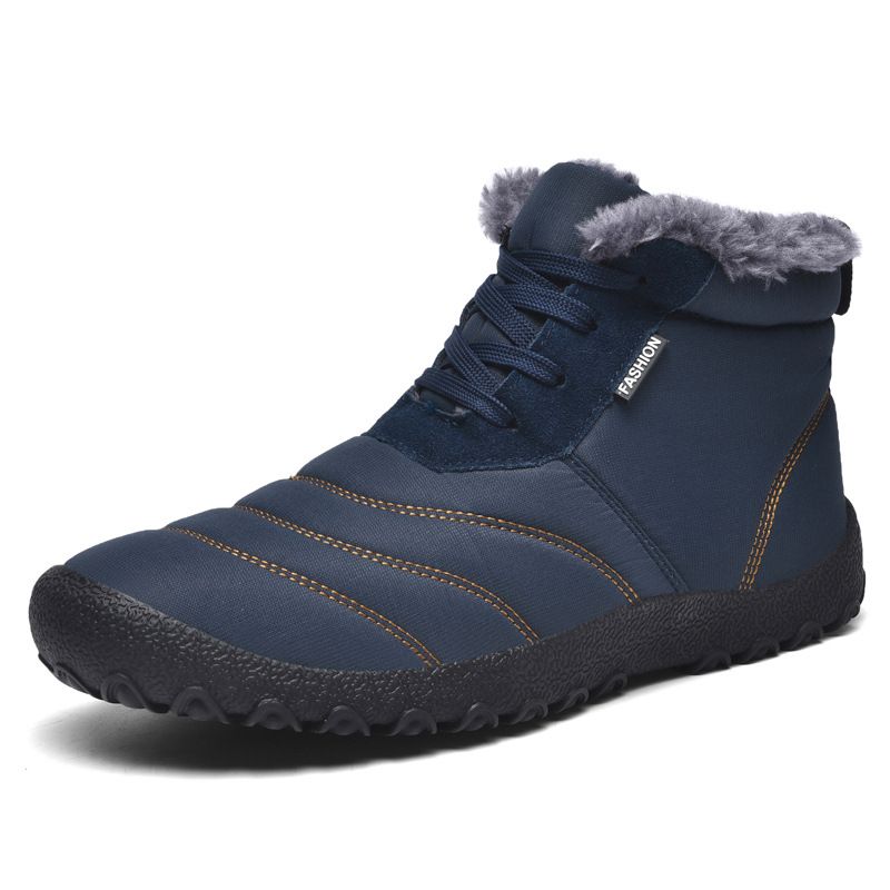 BLWOENS - Botas de algodón cerradas para Hombre -Azul