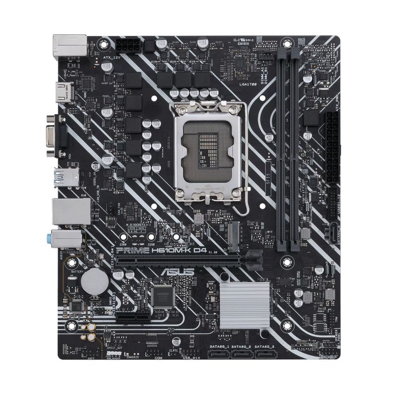 ASUS - Placa Madre Asus Prime H610M-K D4 Intel H610 LGA 1700 DDR4