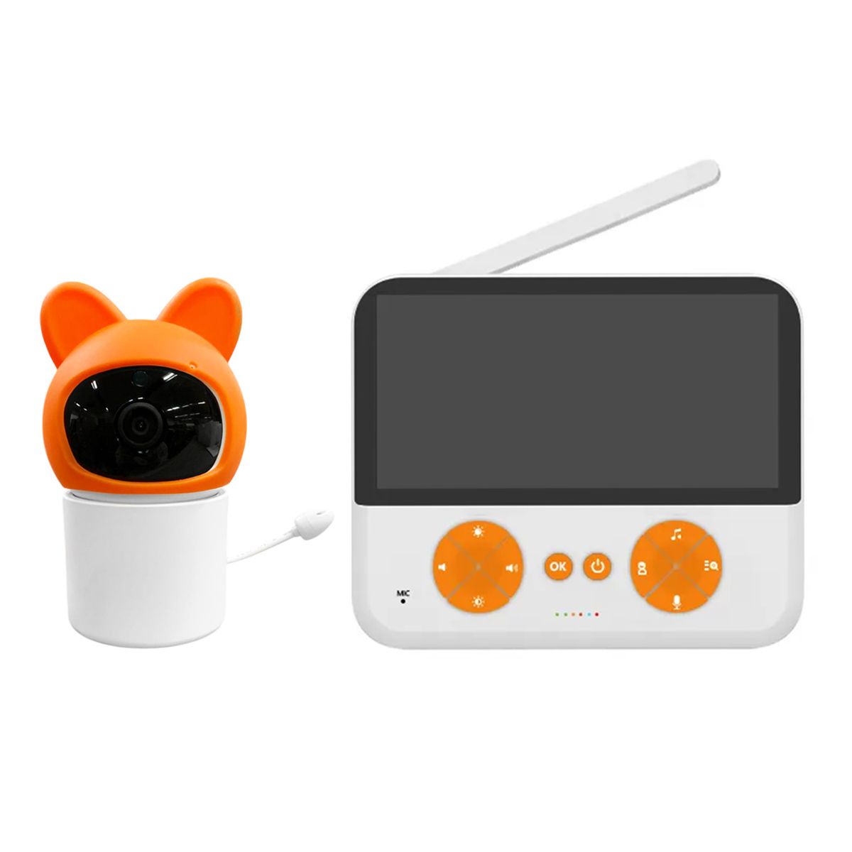 ALPHA - Camara Monitor Bebe Vision Nocturna Lcd 43 Con Microfono