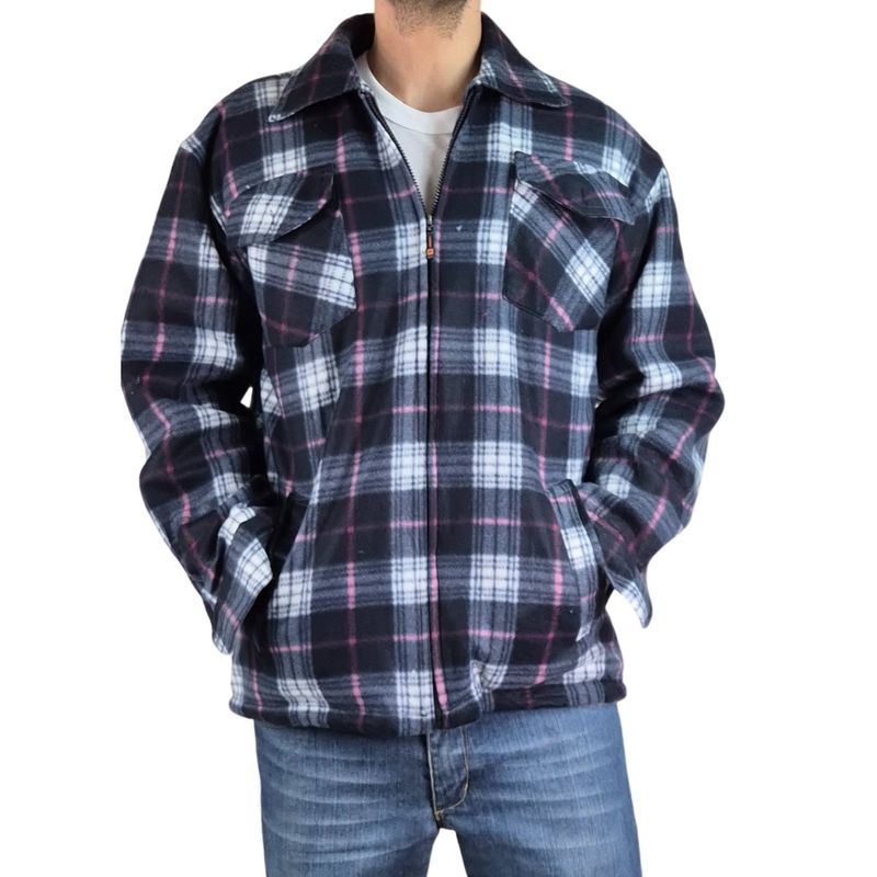 MPROPIA - Chaqueta Hombre Invierno Leñadora A Cuadros Forrada Chiporro A178