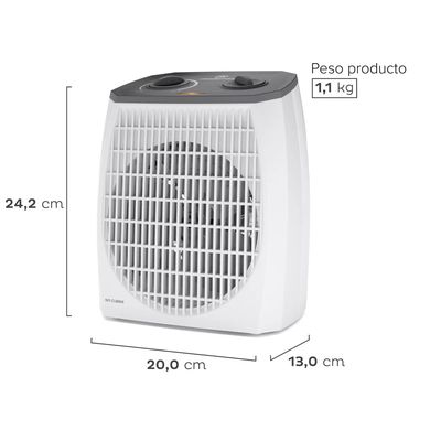 Imagen 2 del producto Turboventilador 2 Velocidades 2000w Termostato Tv500