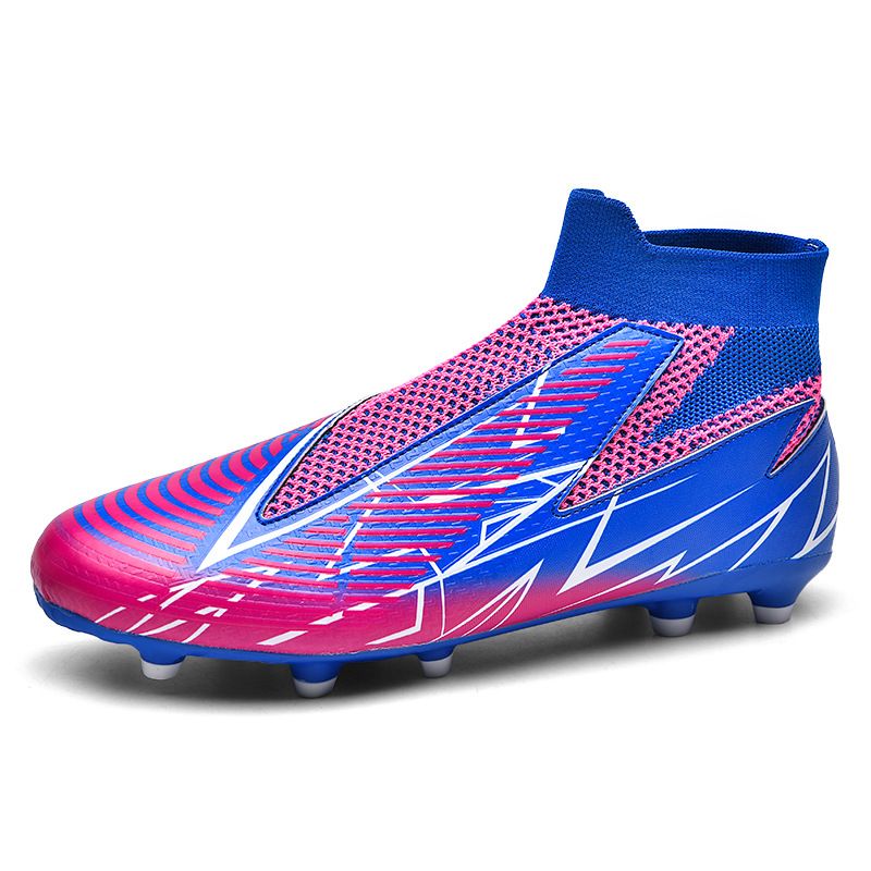 BLWOENS - Zapatilla de fútbol AG para hombres mujers Zapatos - Azul