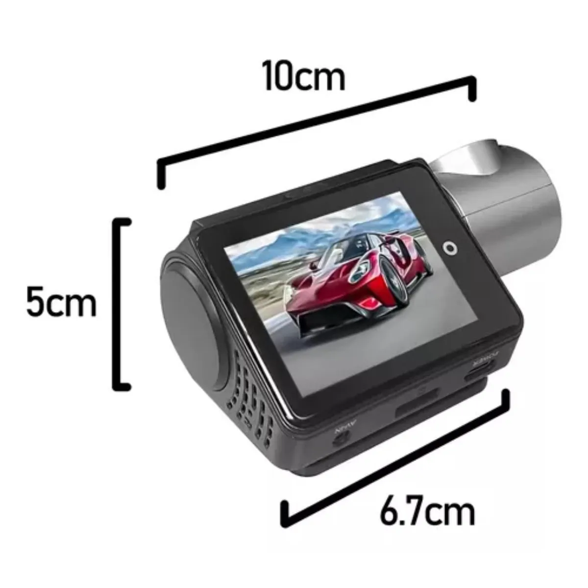 GENERICO - Camara Auto 4k Inteligencia Artificial Delantera Y Trasera