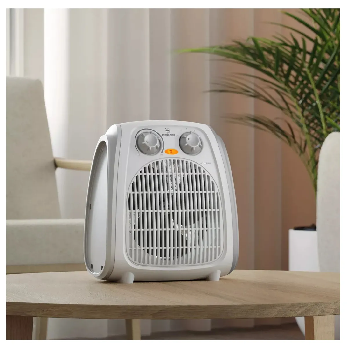 Termoventilador Mademsa 2 Velocidades 1800w Tv300 Hasta 13m2, marca MADEMSA - Foto 2