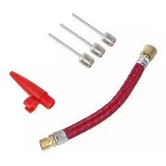 GENERICO - Kit De 5 Piezas Agujas De Inflar Balones Llanta Bici