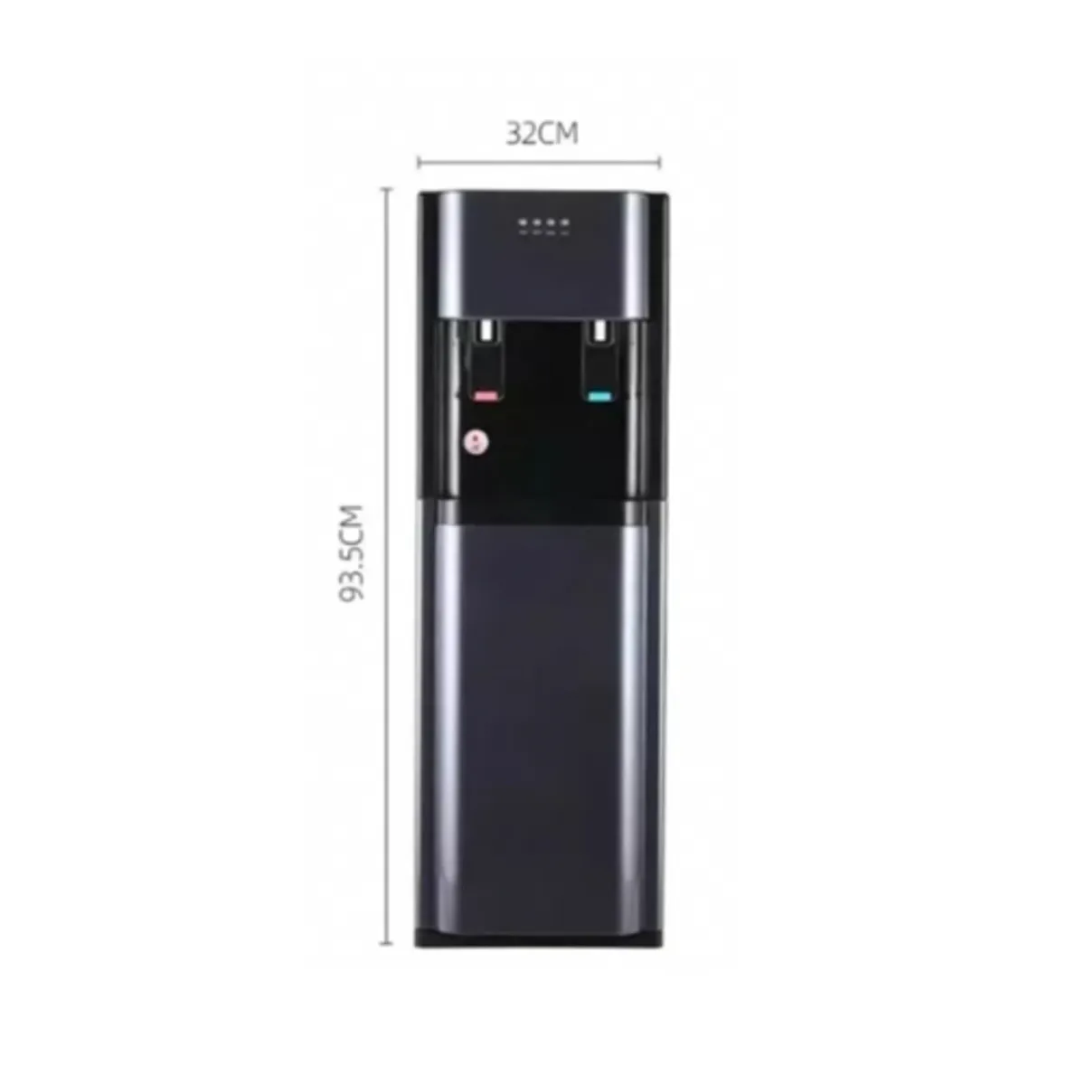 DALI - Dispensador De Agua Pedestal Agua Fria Y caliente Black