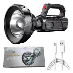 BIGBAMSPACE - Foco Linterna Led Gigante Alcance 1200 Mt Usb