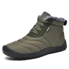 BLWOENS - Botas de algodón cerradas para Hombre -Verde