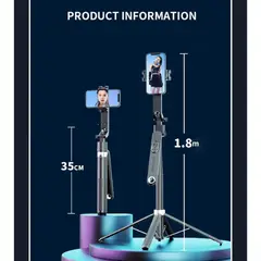 GENERICO - Trípode Inteligente 360° con Seguimiento Facial