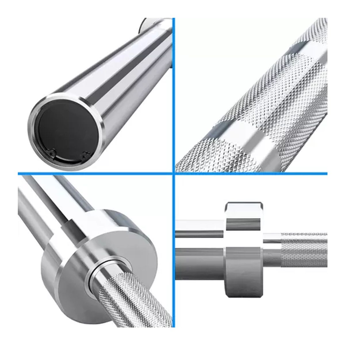 GENERICO - Barra Olimpica Gym Profesional De Competicion 2.20 m 20kg