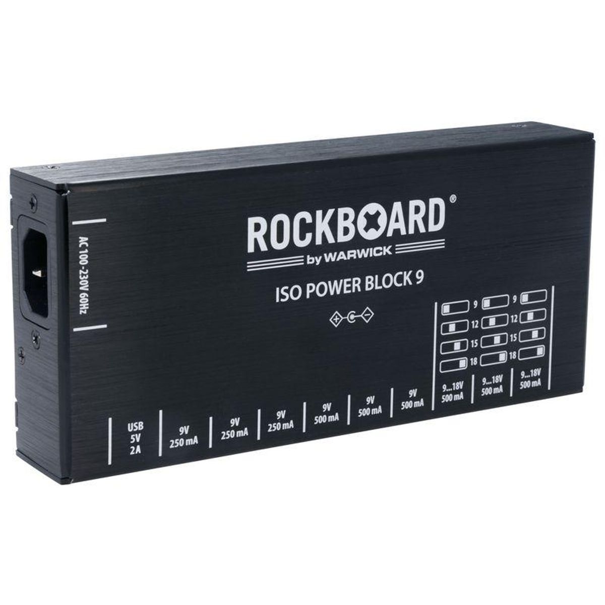 ROCKBAG - Fuente de poder Rockboard RBO Power Block ISO 9 IEC