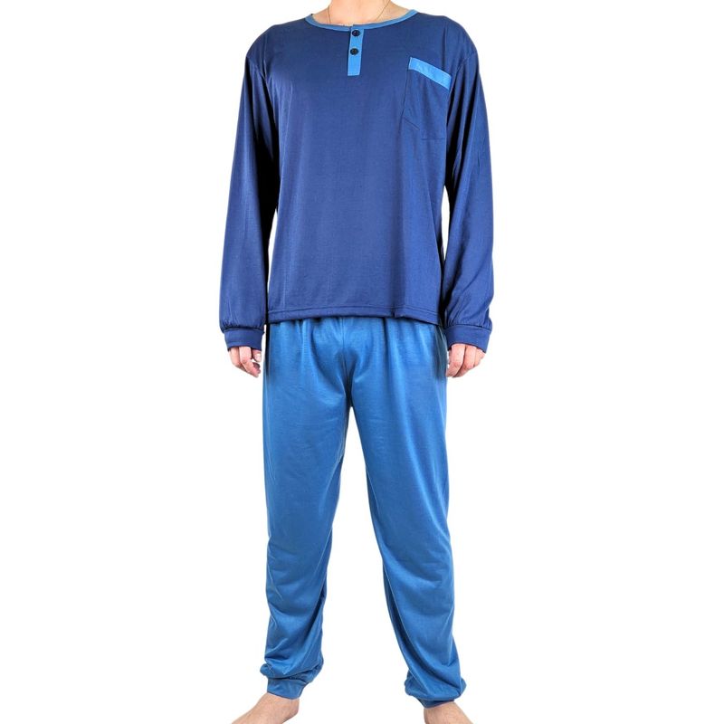 MPROPIA - Pijama Hombre Manga Larga Verano 4021
