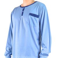 Pijama Hombre Manga Larga Verano 4021