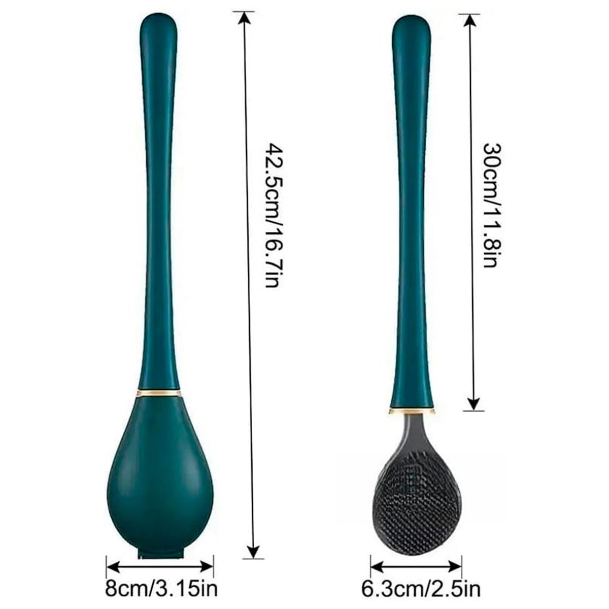 GENERICO - Cepillo De Baño De Silicona Con Forma De Gota