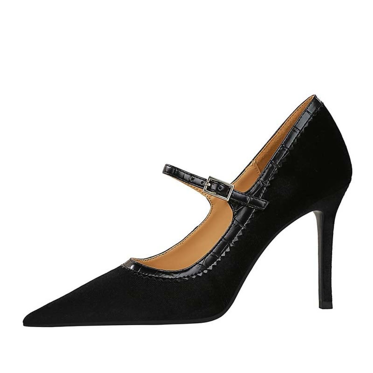 SHANDIAN - Zapato Formal Mujer Negro