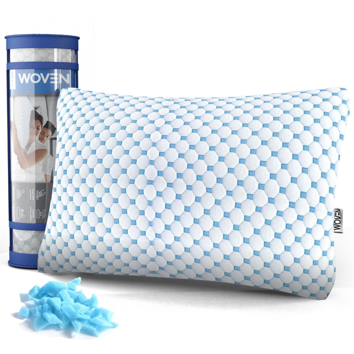 WOVEN - Almohada Viscoelástica Refrescante Woven Altura Ajustable