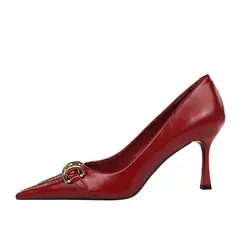 SHANDIAN - Zapato Formal Mujer Negro