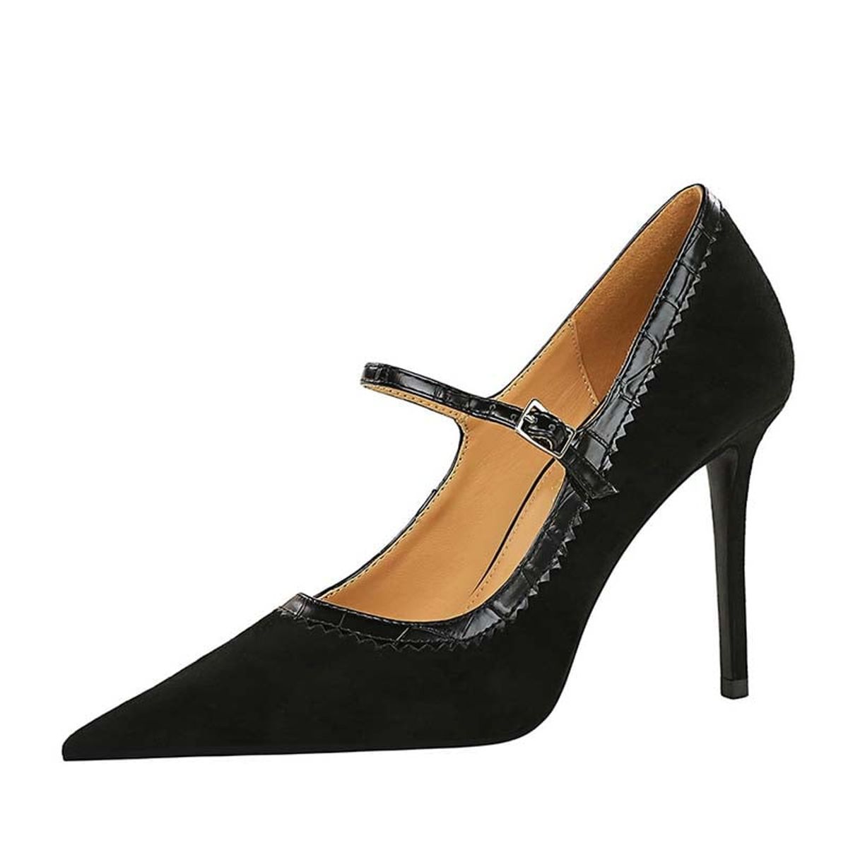 SHANDIAN - Zapato Formal Mujer Negro