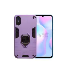 GENERICO - CARCASA ANILLO ANTIGOLPE PARA CELULAR XIAOMI REDMI 9A LILA