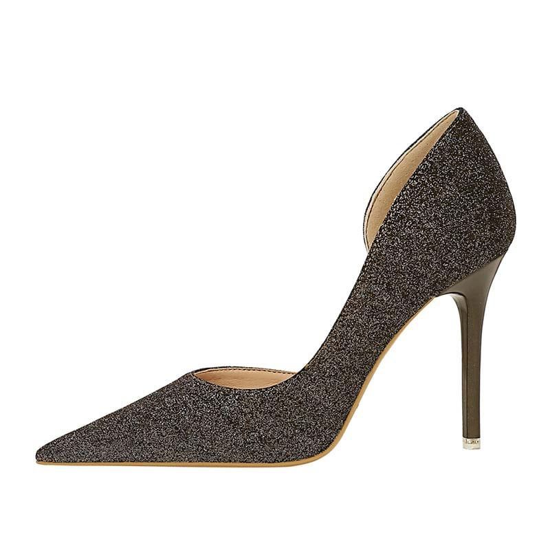 SHANDIAN - Zapato Formal Mujer Plata