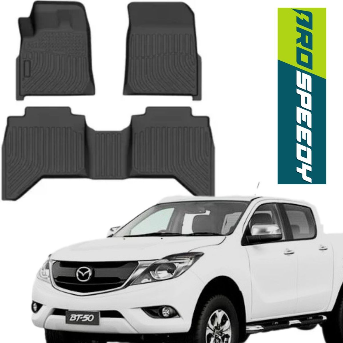 GENERICO - PISOS CALCE PERFECTO PROSPEEDY MAZDA BT50 2013-2021 BANDEJA