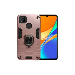 GENERICO - CARCASA ANILLO ANTIGOLPE PARA CELULAR XIAOMI REDMI 9C COBRE