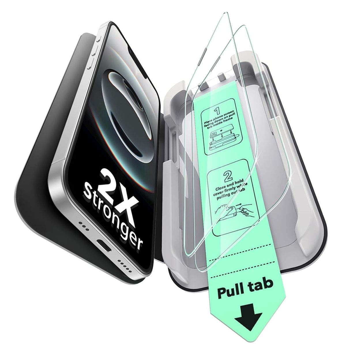 ESR - Lamina Mica ESR Para iPhone 16e / 14 / 13 Ultrafit (2un)