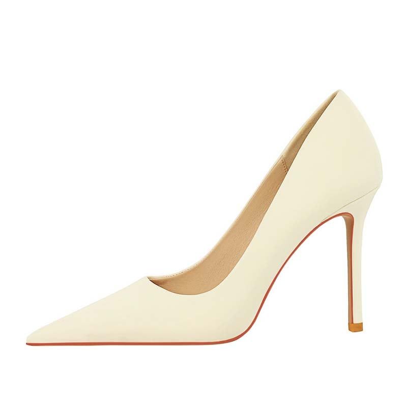 SHANDIAN - Zapato Formal Mujer Beige