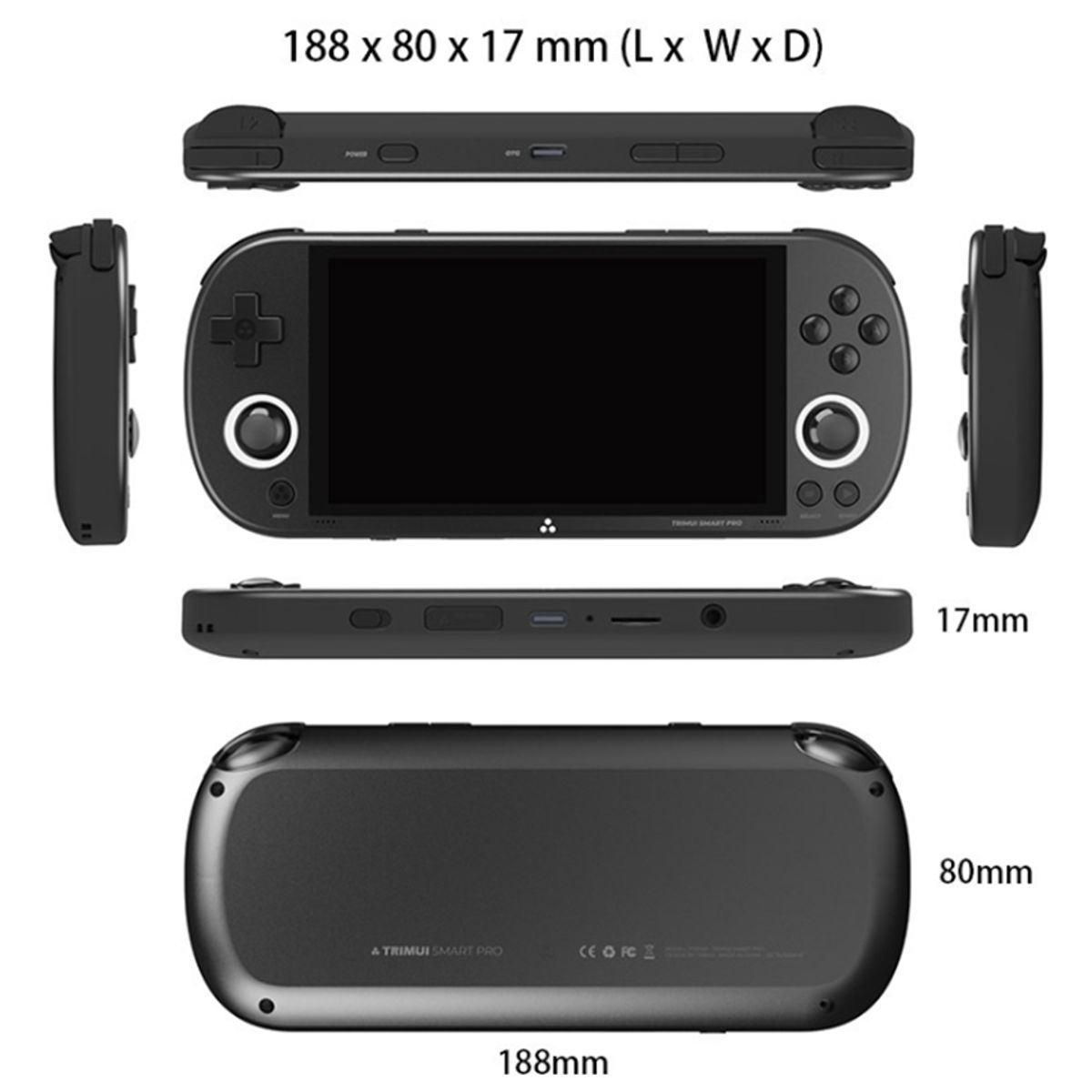 VENUS MIA - Consola portátil 64G de 4.96 pulgadas - Negro