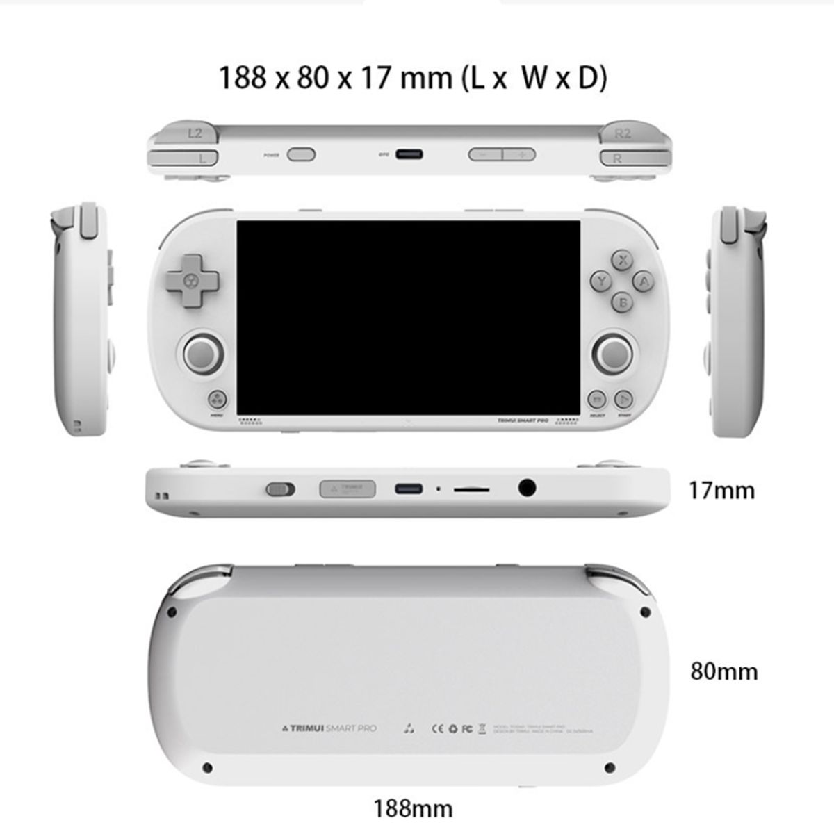 VENUS MIA - Consola portátil  64G de 4.96 pulgadas - Blanco