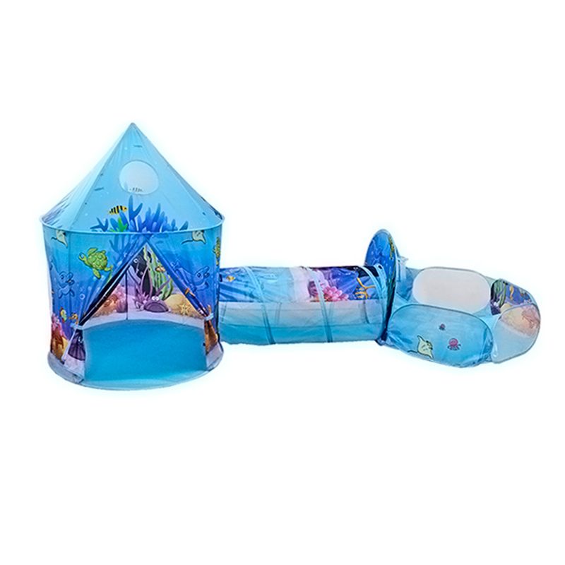 GENERICO - Carpa Infantil Tunel Gateo Oceano 3 en 1 – RE1313B