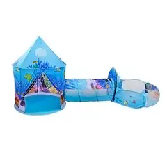 GENERICO - Carpa Infantil Tunel Gateo Oceano 3 en 1 – RE1313B