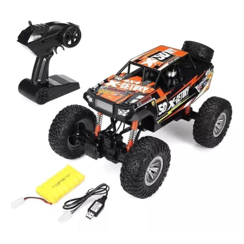GENERICO - Auto A Control R Todoterreno 4x4 Suspension Velocidad Naranj