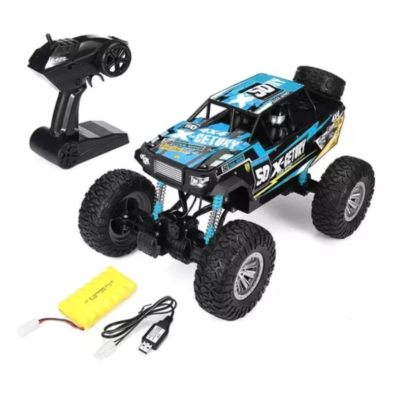 GENERICO - Auto A Control R Todoterreno 4x4 Suspensión Velocidad Azul