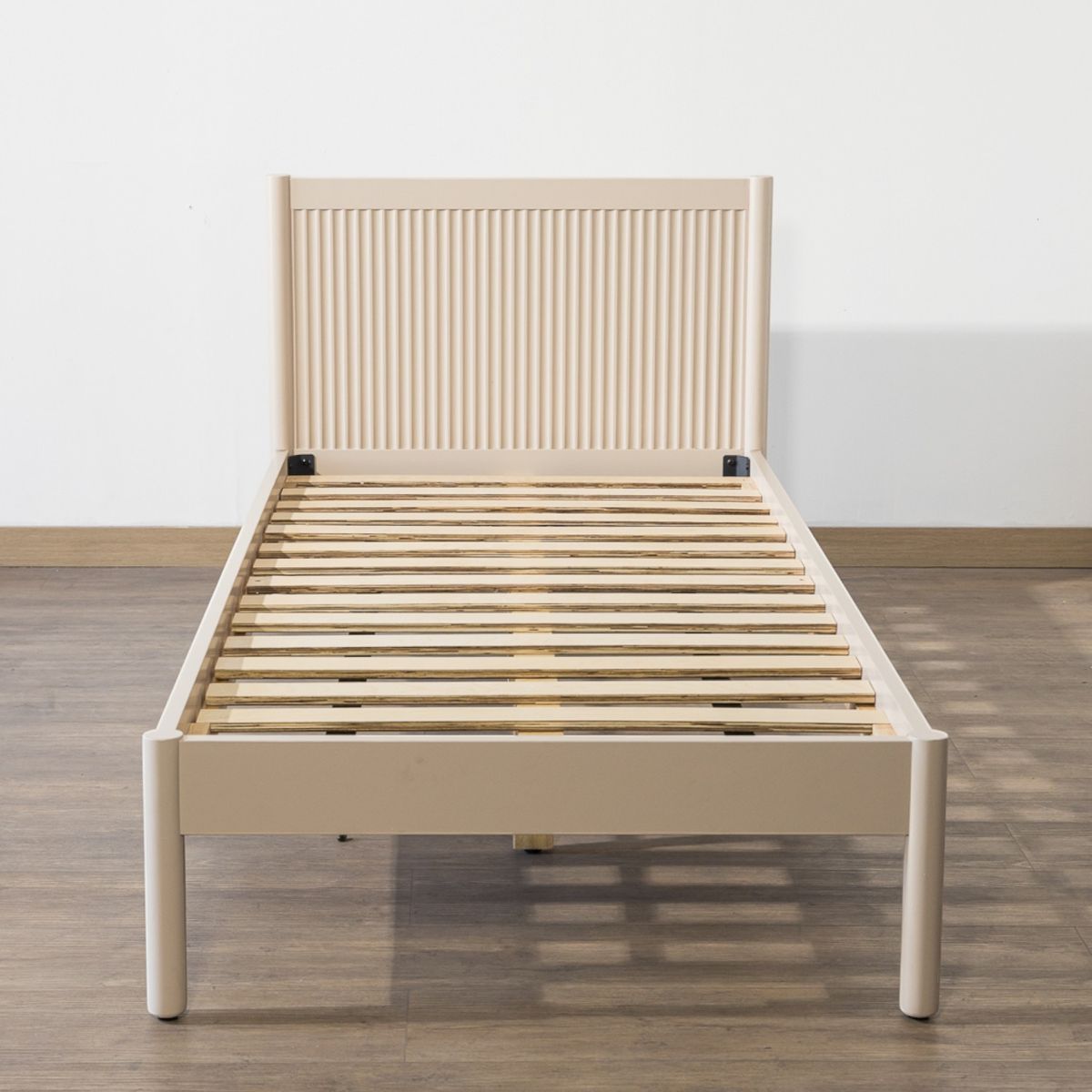 AMOBLE - Cama 1 Plaza Leo Greige Amoblé