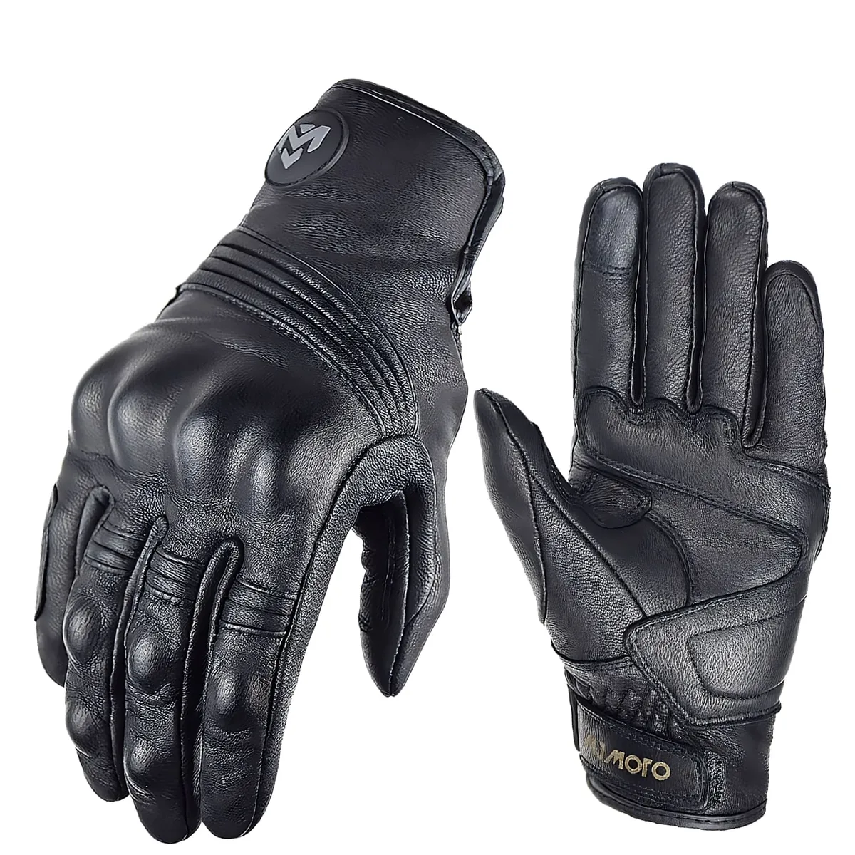 GENERICO - Guantes de Moto Retro de Cuero Touring Vintage XXL SOYRUTA