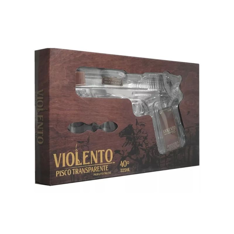 GENERICO - Pisco Violento 40° Transparente 225ml