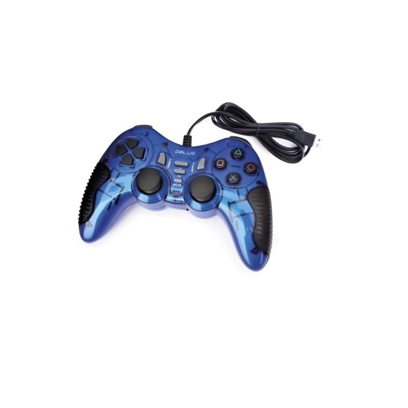 MACROTEL - JOYPAD USB DOUBLE  PC BLUE