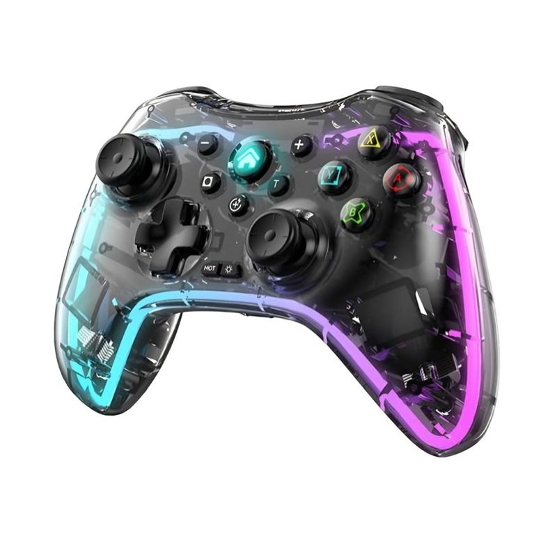 GENERICO - Control Inalambrico Luz Led NS Switch PS3 PS4 Android PC