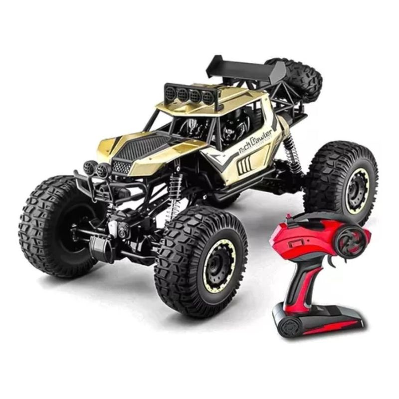 IPLAY - Camioneta Todoterreno Traccion 4x4 Control Remoto Metal18 D