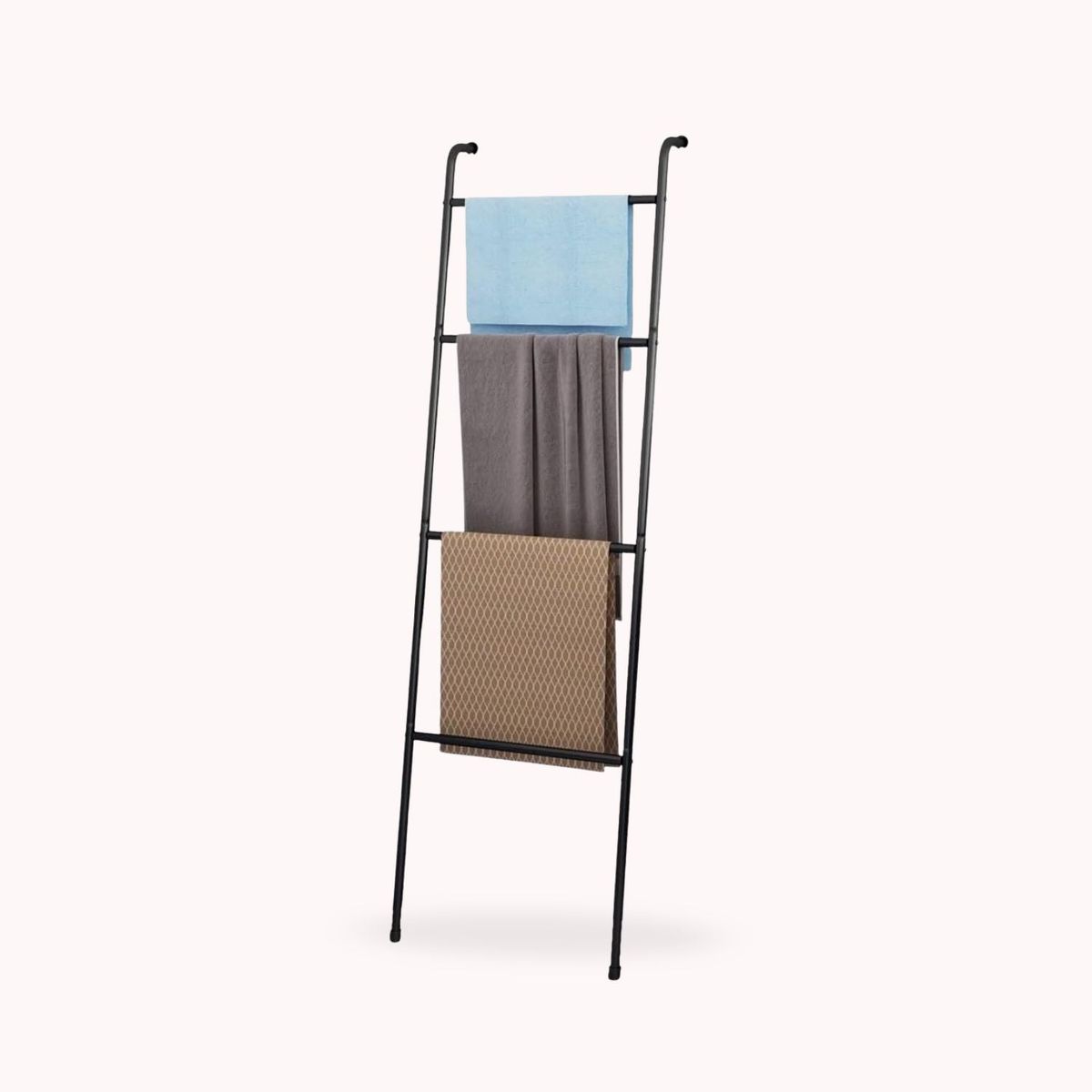 SANTU HOME & DECO - Colgador Perchero Toallero Baño y Ropa Metál Escalera