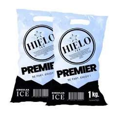 GENERICO - Bolsas Para Envasar Congelar Hielo 1 Kilo 200u con Manilla - Agua