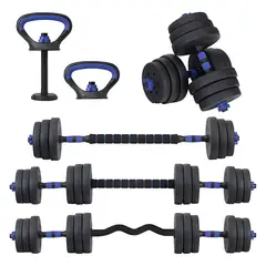 HYPERHIKE - Set Mancuernas Barras Pesas Rusas Unibles 20 Kg