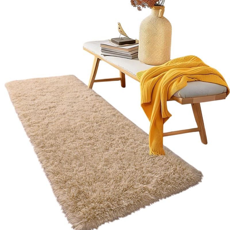 GENERICO - Alfombras Peludas Bajadas De Cama Pasilleras 50x150cm Beige