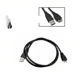 GENERICO - CABLE USB 30 PARA DISCO DURO 1 METRO NEGRO