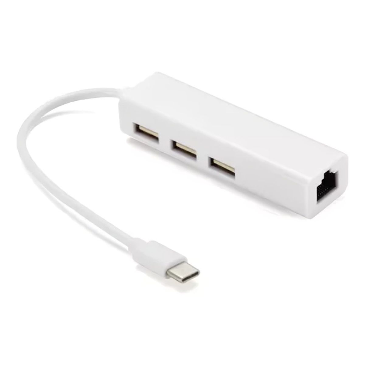 TECNOLAB - HUB USB-C - 3xUSB 20  RJ45