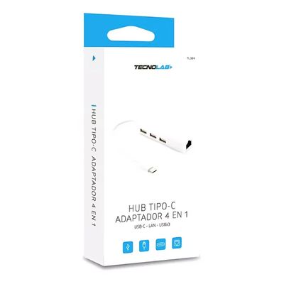 Imagen 2 del producto HUB USB-C - 3xUSB 20 RJ45